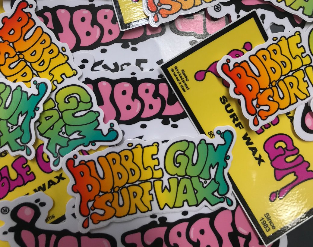Stickers – Bubble Gum Surf Wax