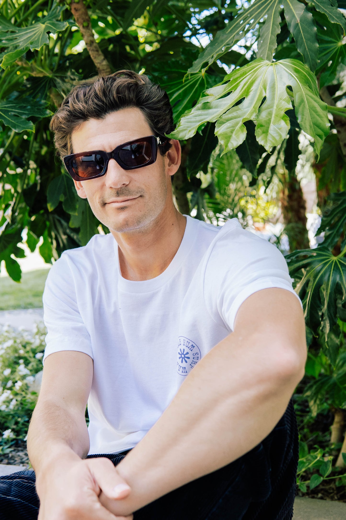 Ensea Sunglasses: Float: Black with Grey Lens