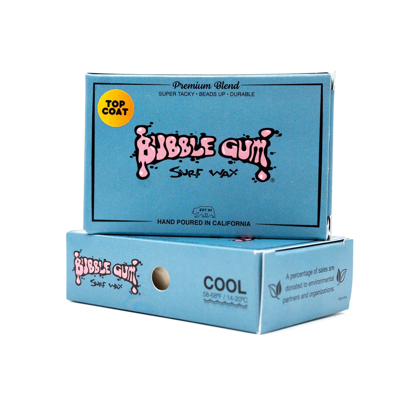 Bubble Gum Surf Wax Premium Blend - Cool 58°-68°