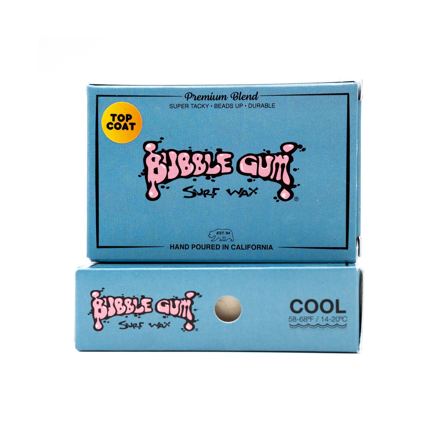 Bubble Gum Surf Wax Premium Blend - Cool 58°-68°