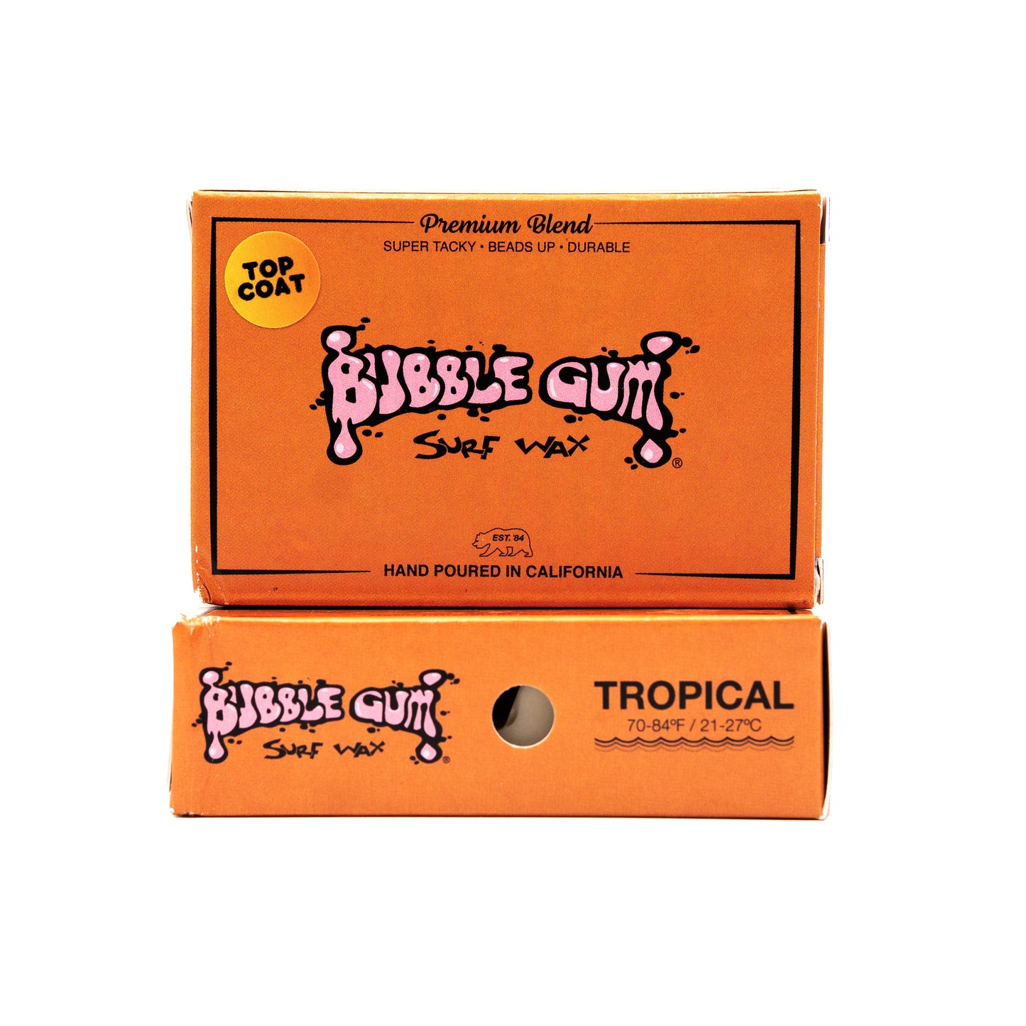 Bubble Gum Surf Wax Premium Blend - Tropical 70° & Up Full Case