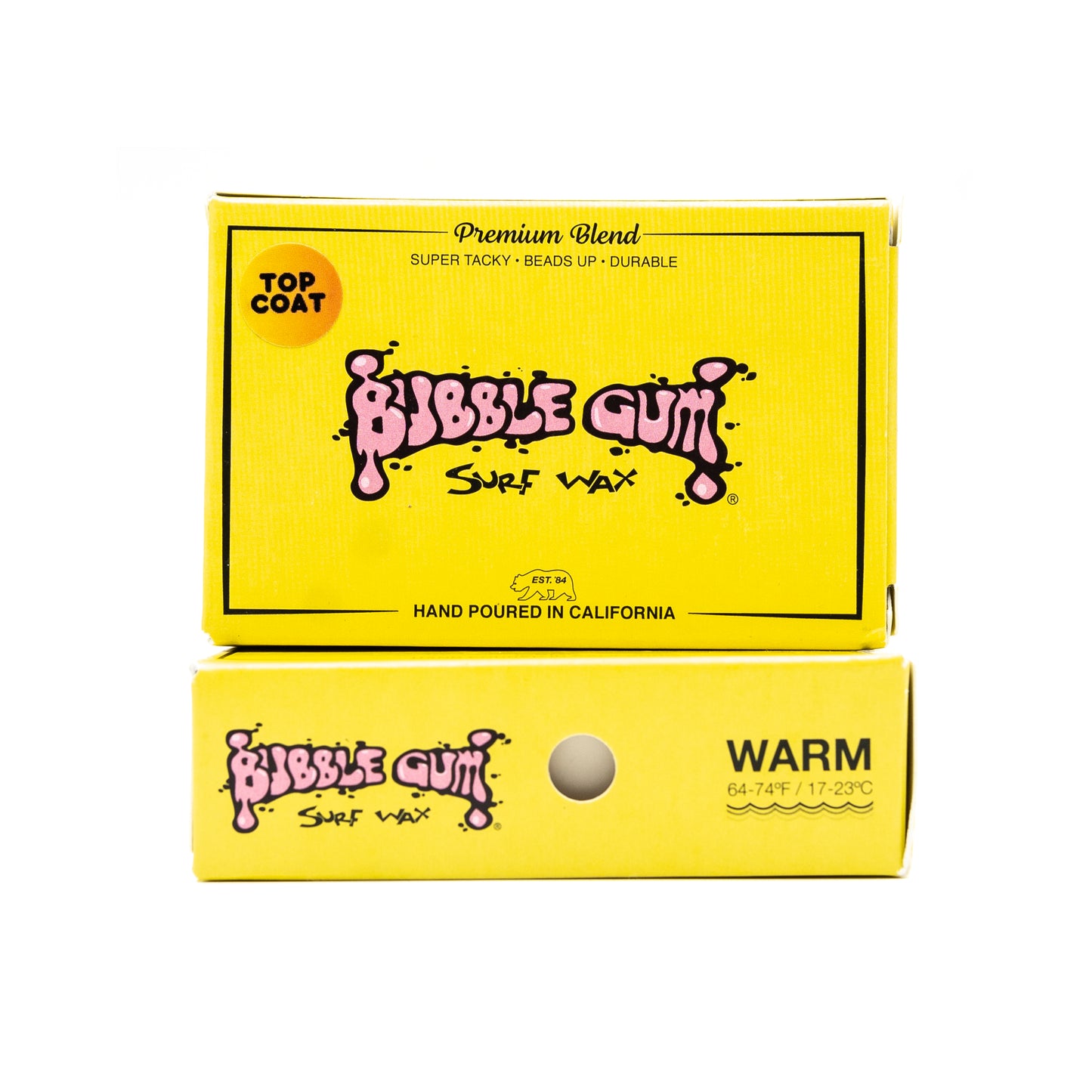 Bubble Gum Surf Wax Premium Blend - Warm 64°-74°