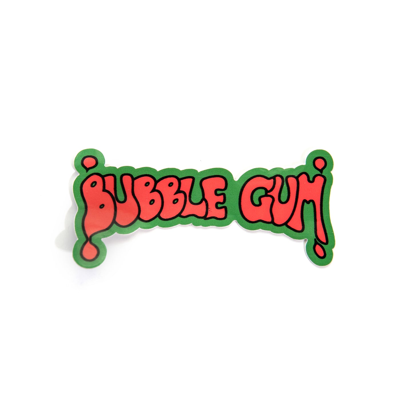 Bubble Gum Surf Wax OG Logo Sticker 4 Pack