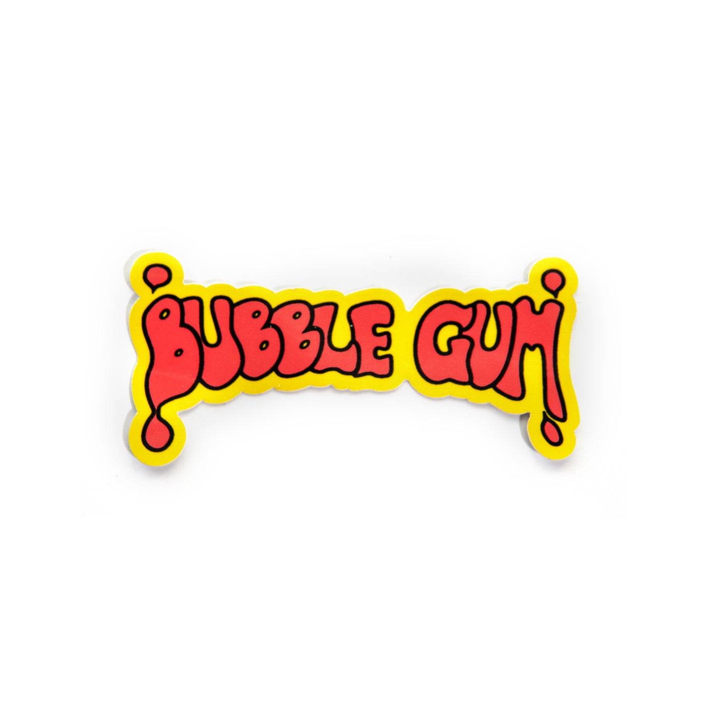 Bubble Gum Surf Wax OG Logo Sticker 4 Pack