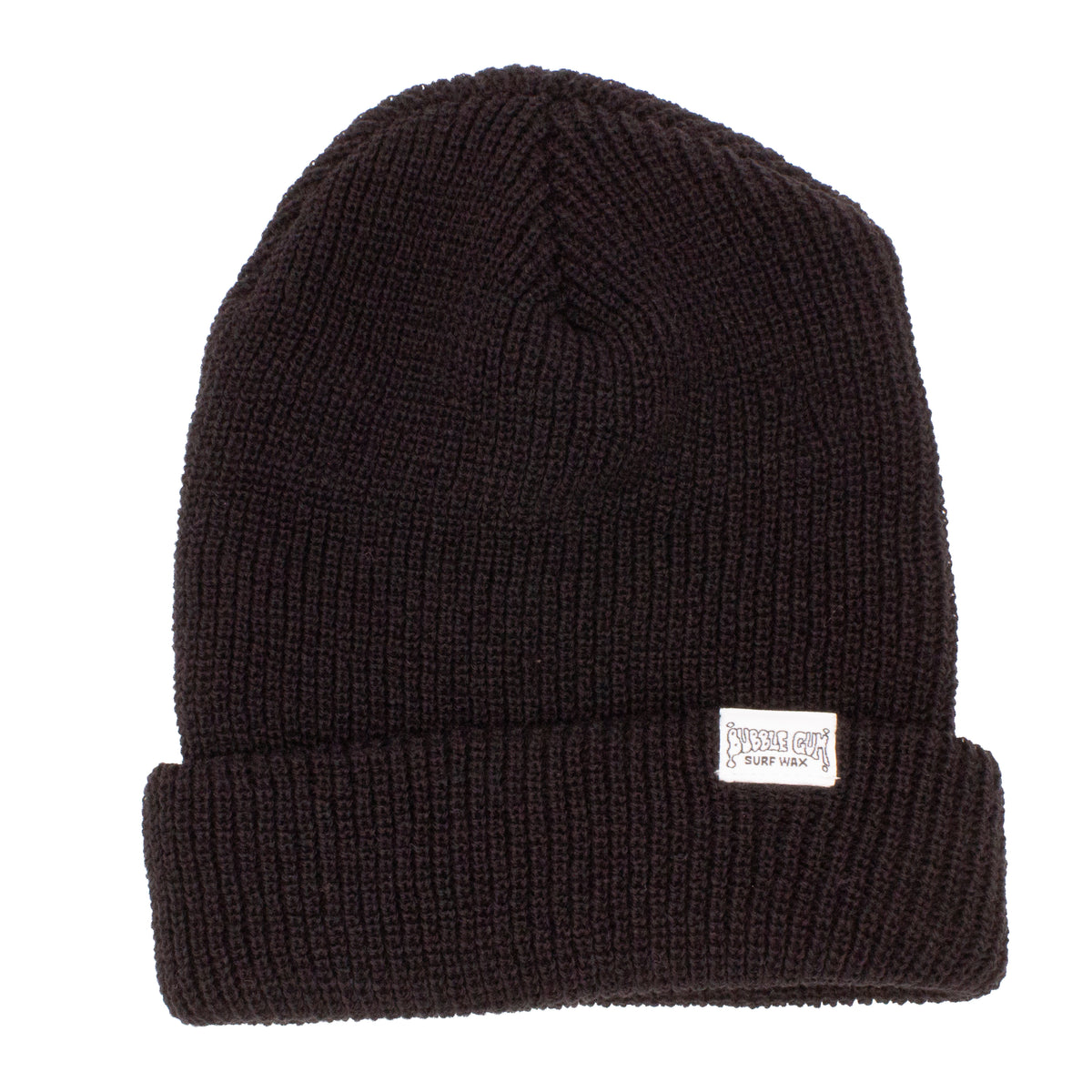 Black Clip Label Beanie