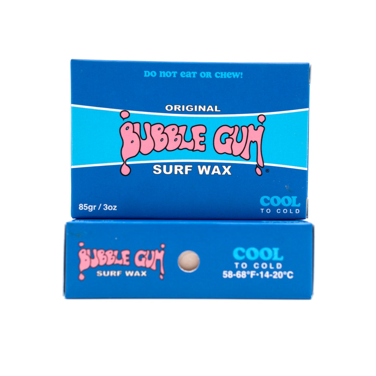 Bubble Gum "Original Formula" Surf Wax Box - Cool to Cold - 58°- 68°