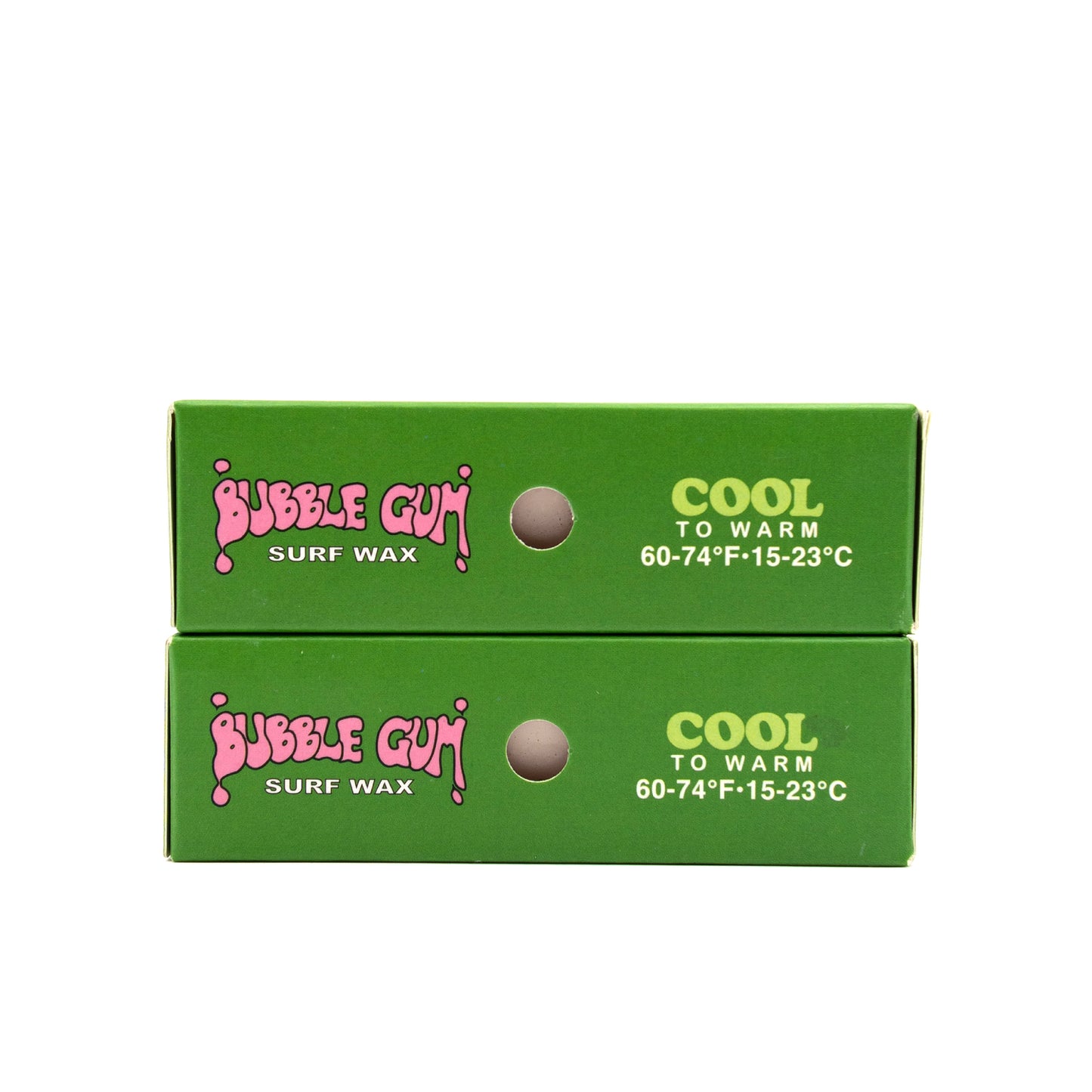 Bubble Gum "Original Formula" Surf Wax Box - Cool to Warm - 60°- 74°