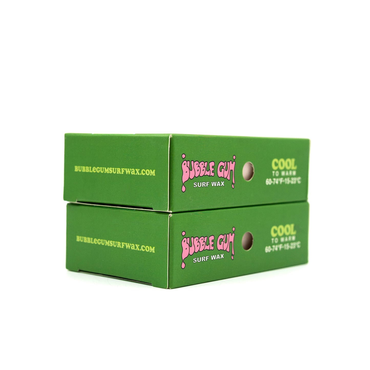 Bubble Gum "Original Formula" Surf Wax Box - Cool to Warm - 60°- 74°