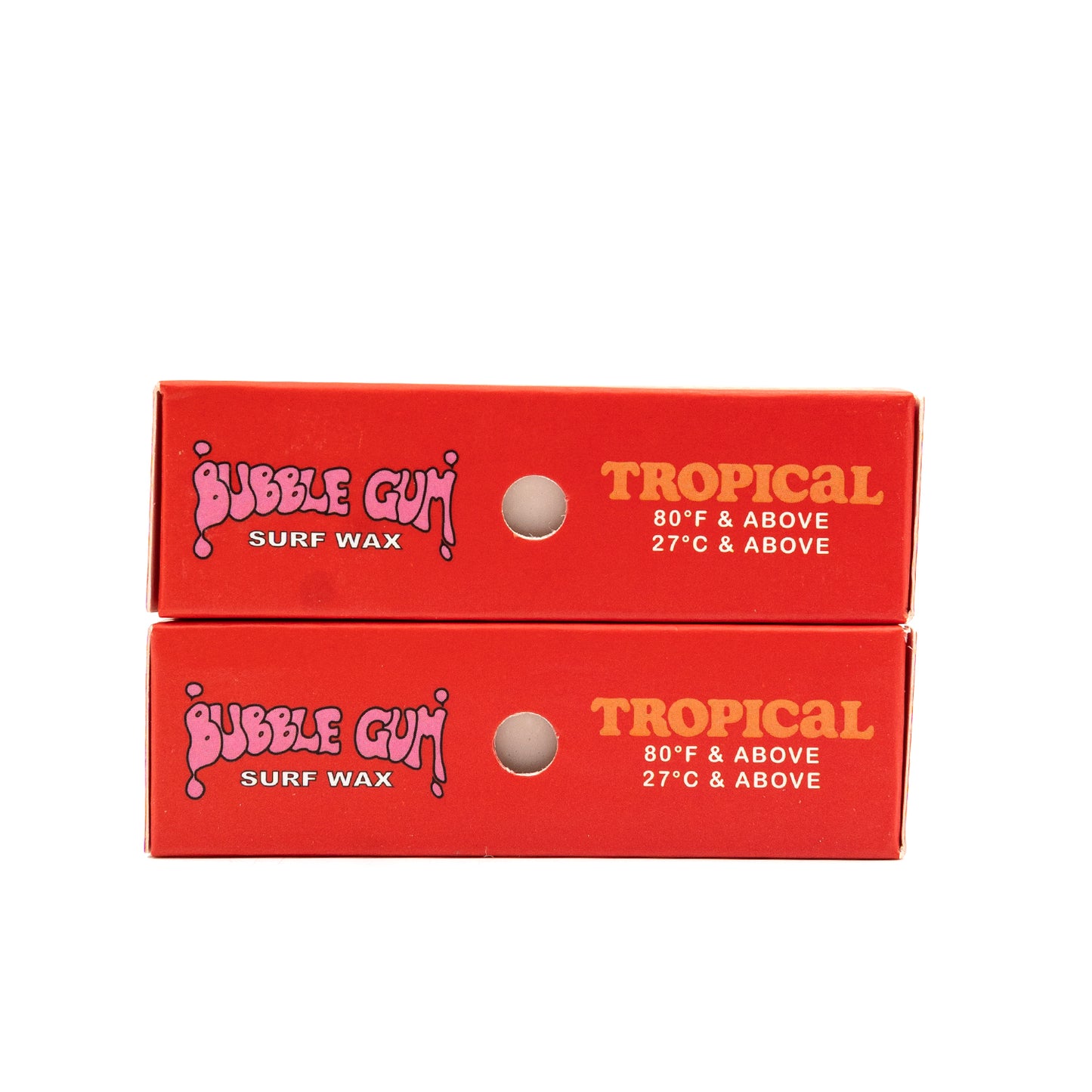 Bubble Gum "Original Formula" Surf Wax Box - Tropical - 80° & Above