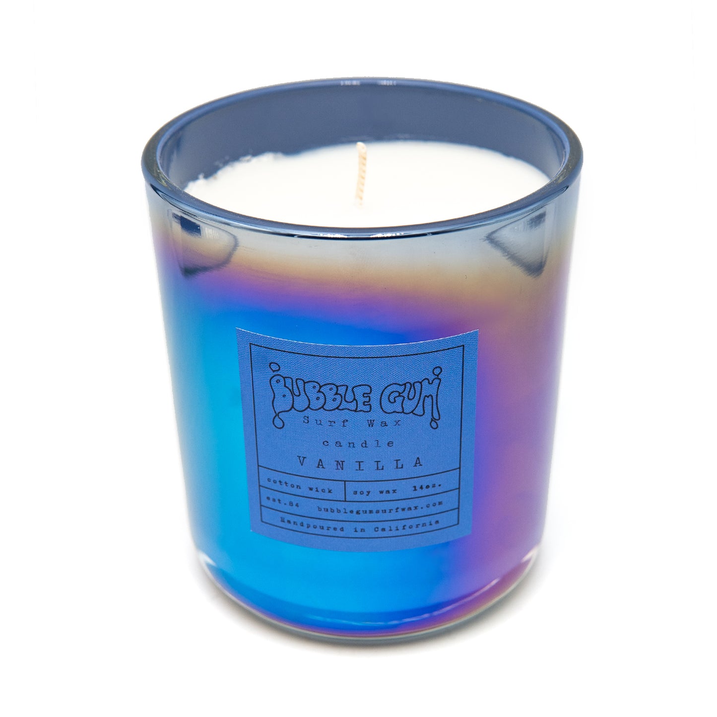 14oz Glass Candle Vanilla Scent