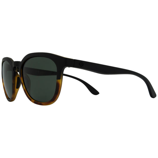 Ensea Sunglasses: Going Places Matte Black and Tort with Smoke Polarized