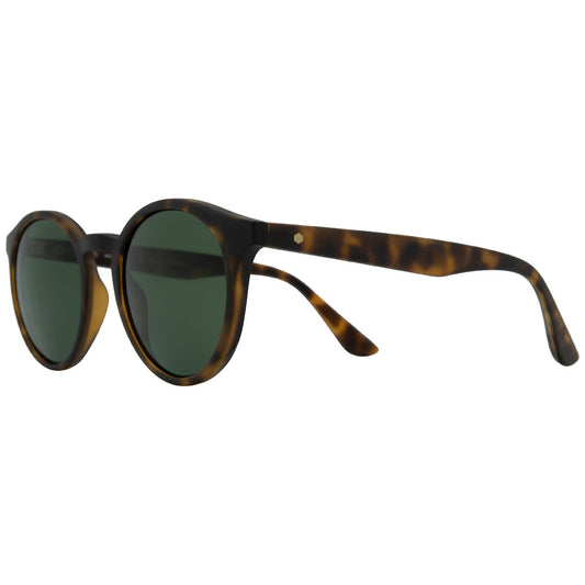 Ensea Sunglasses: Tiny Island Matte Tort with Vintage Green Polarized