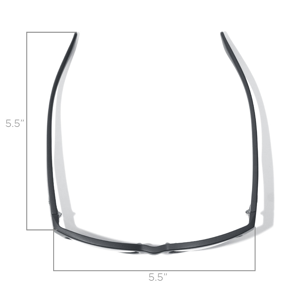 Ensea Sunglasses: Machine Matte Black with Smoke Polarized