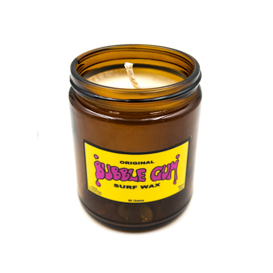 10oz Glass Candle Bubble Gum Scent