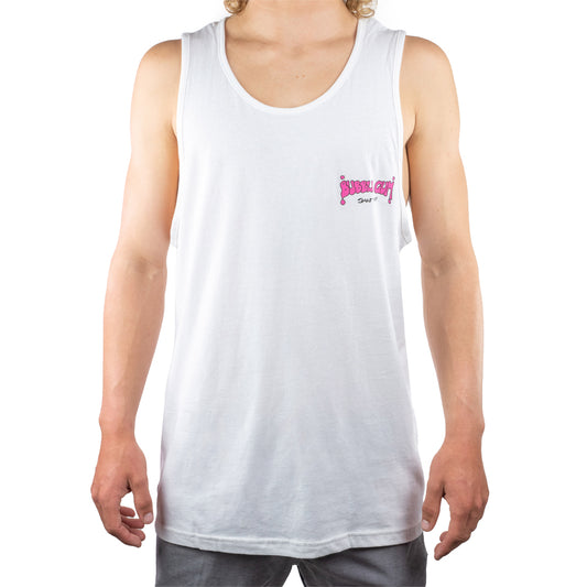 Blow Me Tank Top White