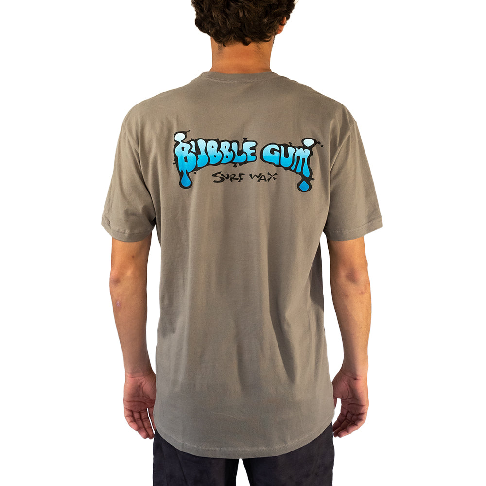 Bubble Gum Surf Wax - Blue Gradient T-Shirt Medium