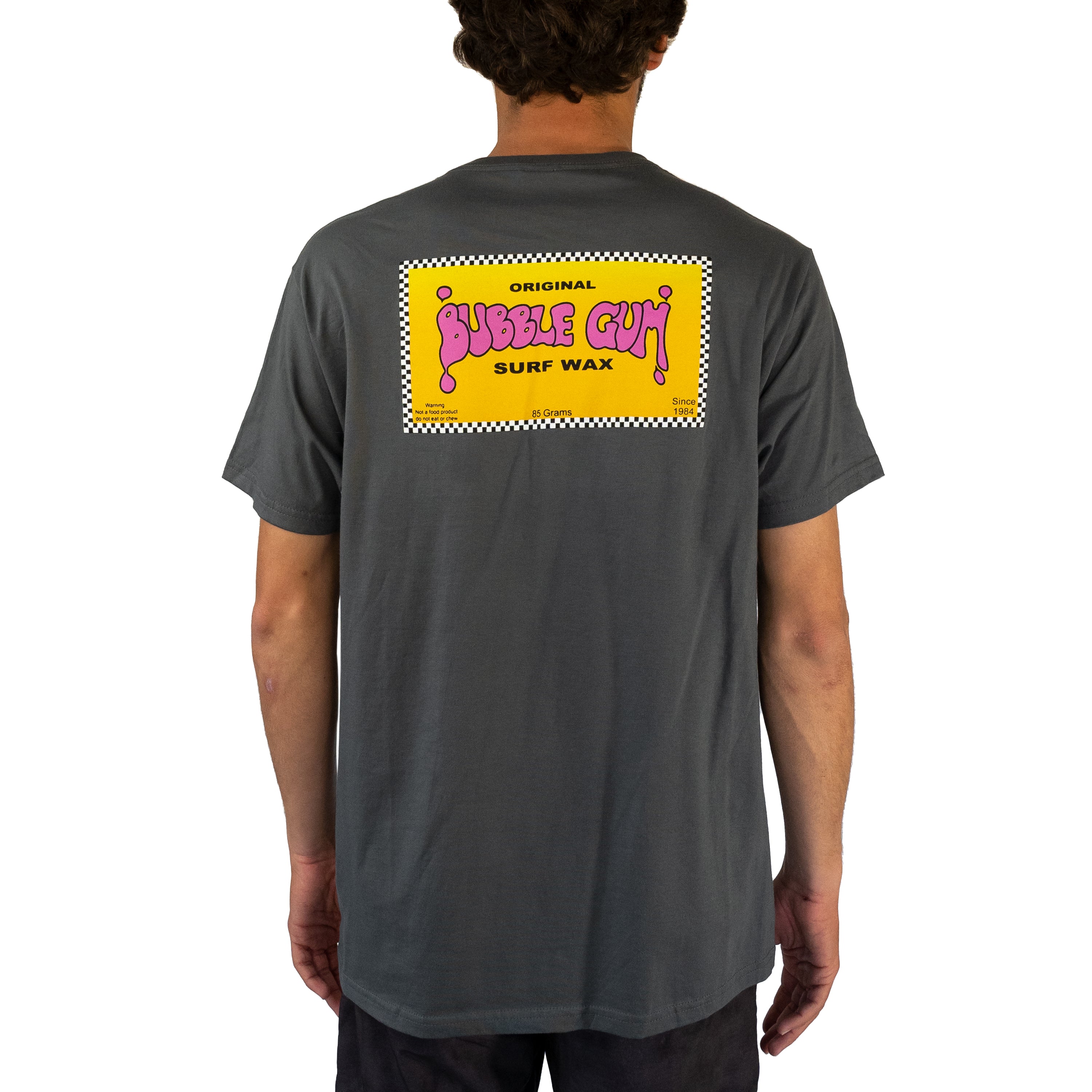 Retro Checkered T-Shirt – Bubble Gum Surf Wax