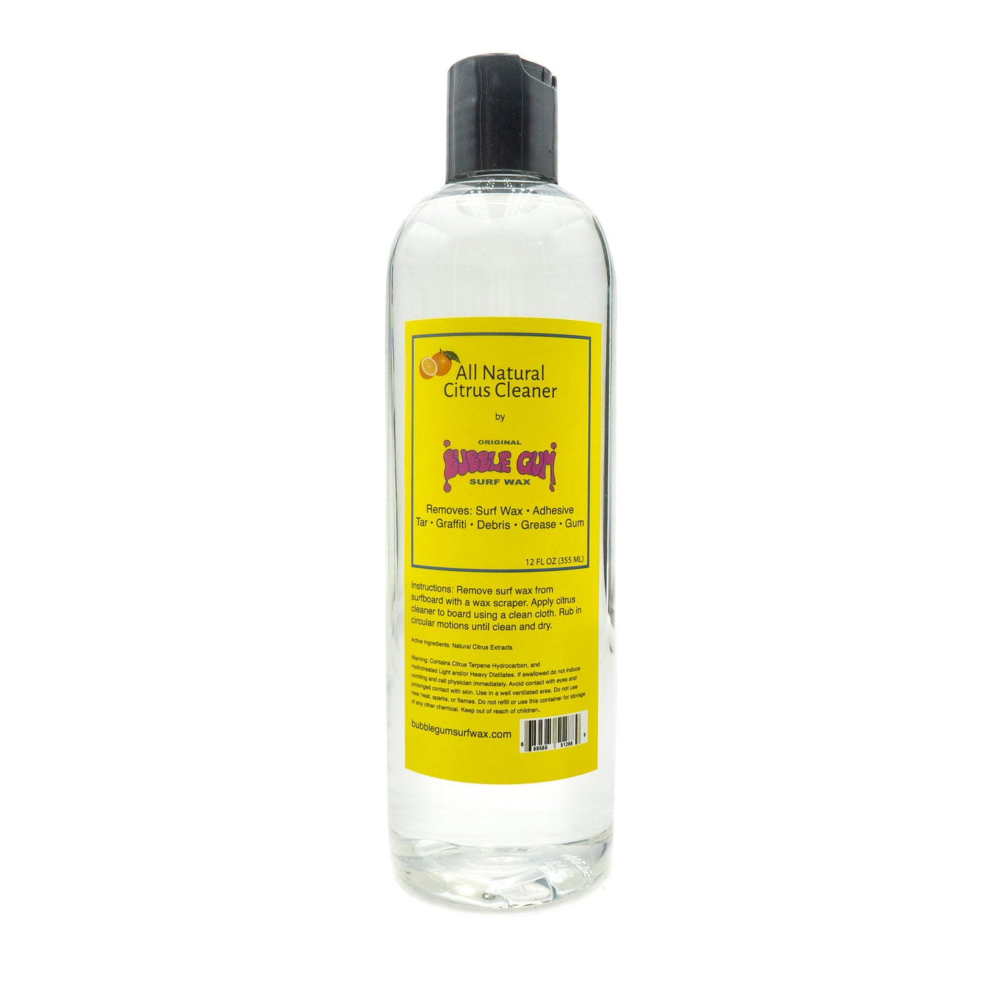 Bubble Gum Surf Wax Remover 12oz Citrus