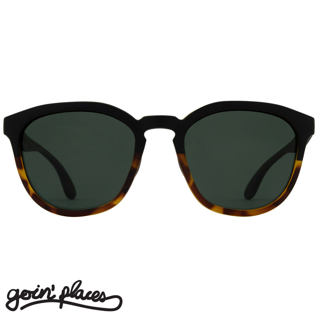 Going Place Black Tort Sunglasses