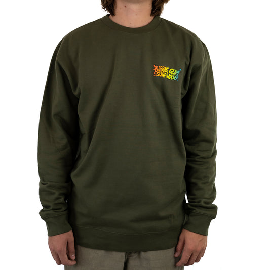 Seaside Stacked Crewneck Sweatshirt