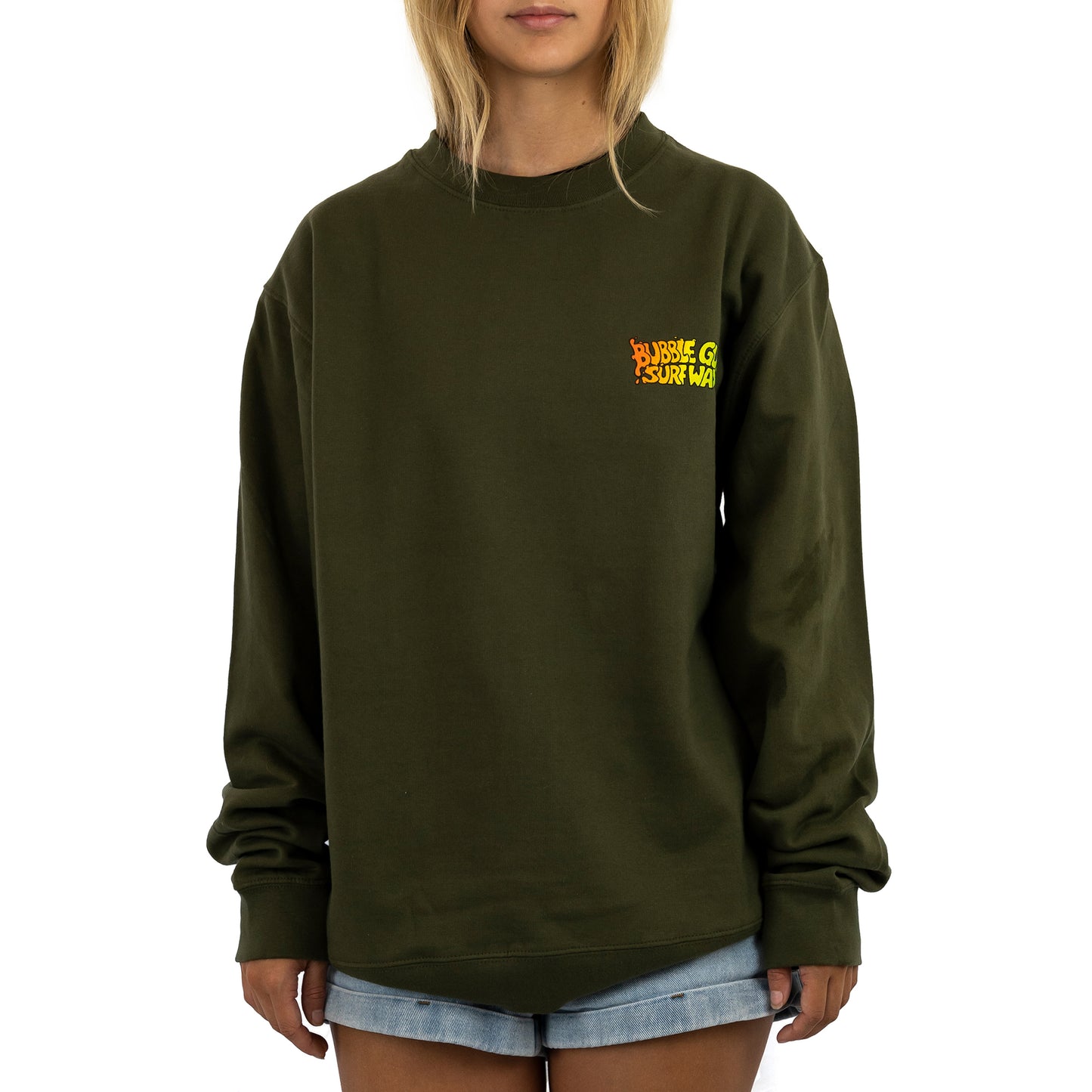 Seaside Stacked Crewneck Sweatshirt
