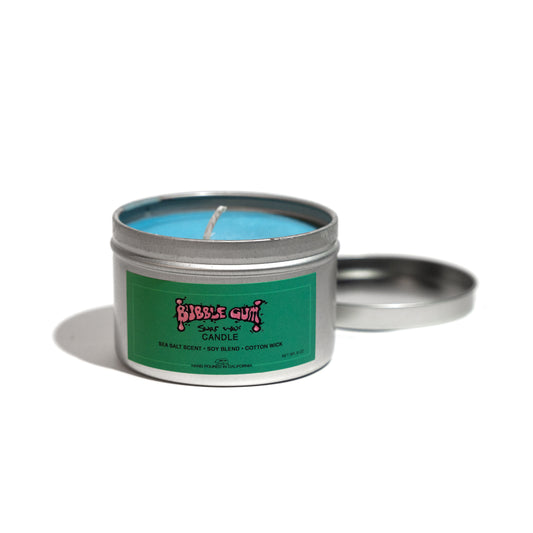 6oz Candle Tin With Sea Salt Scent