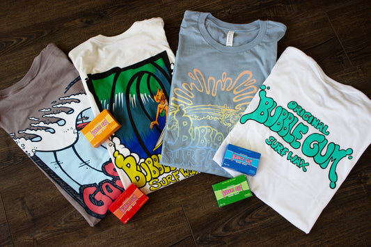 Bubble Gum Surf Wax x John Glomb Collab