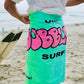 Bubble Gum Surf Wax Big Beach Towel Gradient Throwback