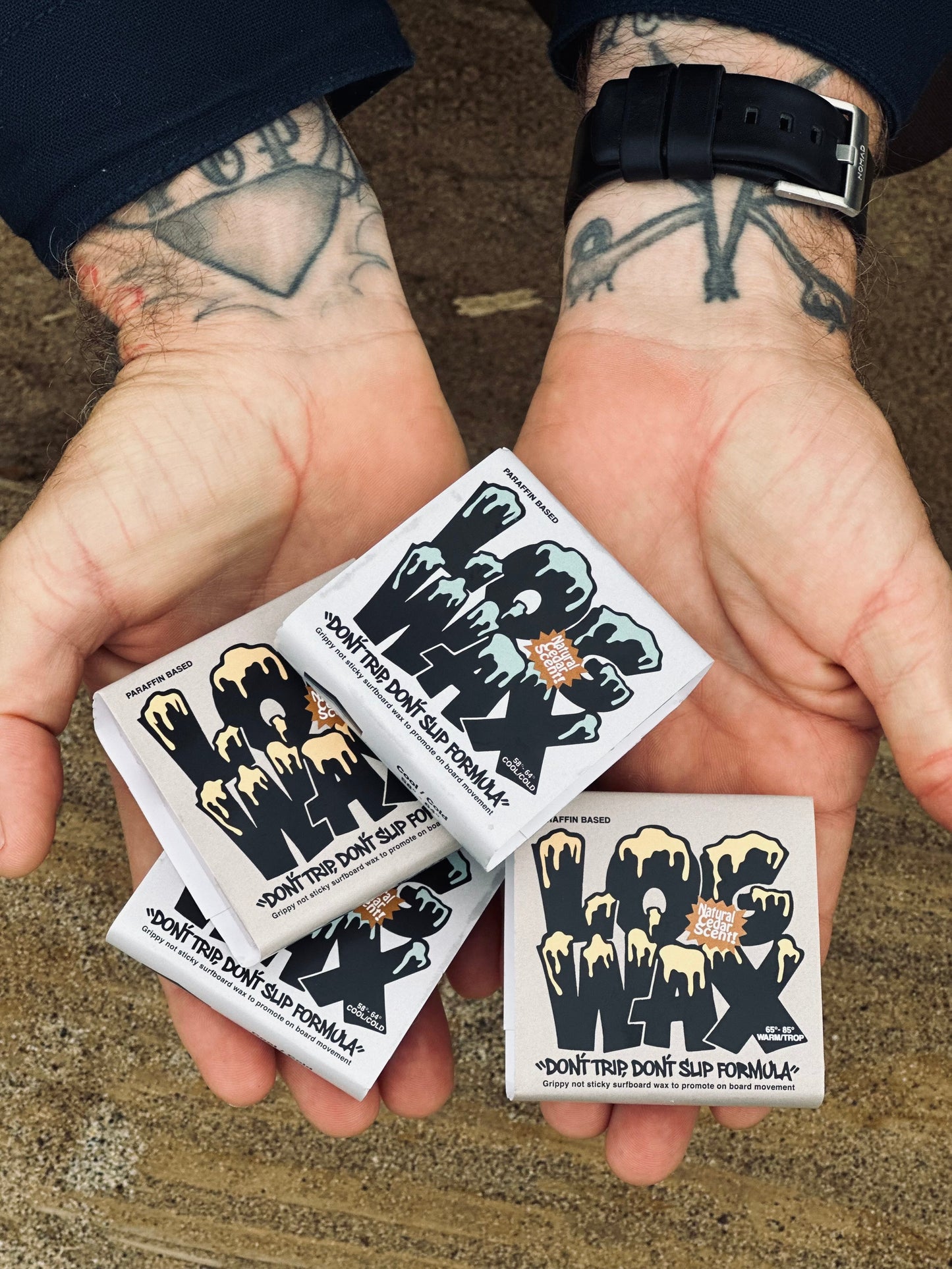 Bubble Gum Surf Wax x Log Wax by CJ Nelson Cool/Cold Full Case