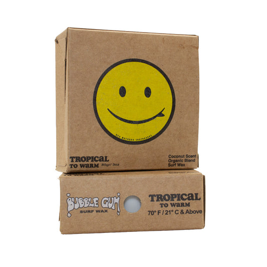Rob Machado Organic Blend Surf Wax - Tropical/Warm 70°& Up Full Case