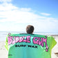 Bubble Gum Surf Wax Big Beach Towel Gradient Throwback