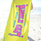 Bubble Gum Surf Wax Big Beach Towel Throwback