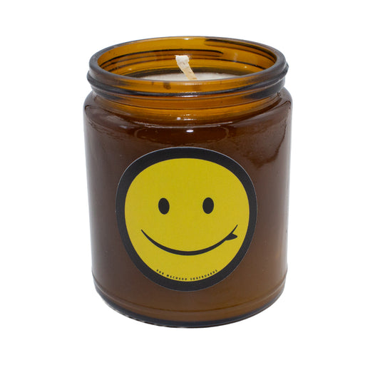 10oz Glass Candle Coconut Scent x Rob Machado Yellow