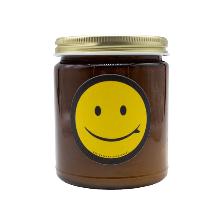 10oz Glass Candle Coconut Scent x Rob Machado Yellow