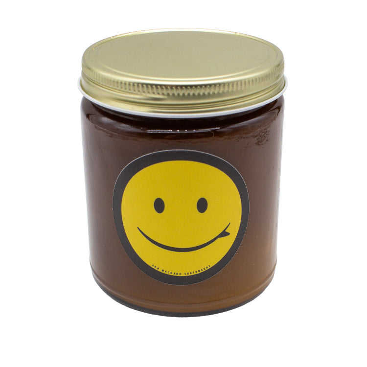 10oz Glass Candle Coconut Scent x Rob Machado Yellow