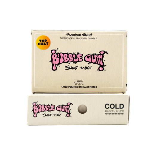 Bubble Gum Surf Wax Premium Blend - Cold 48°-64°