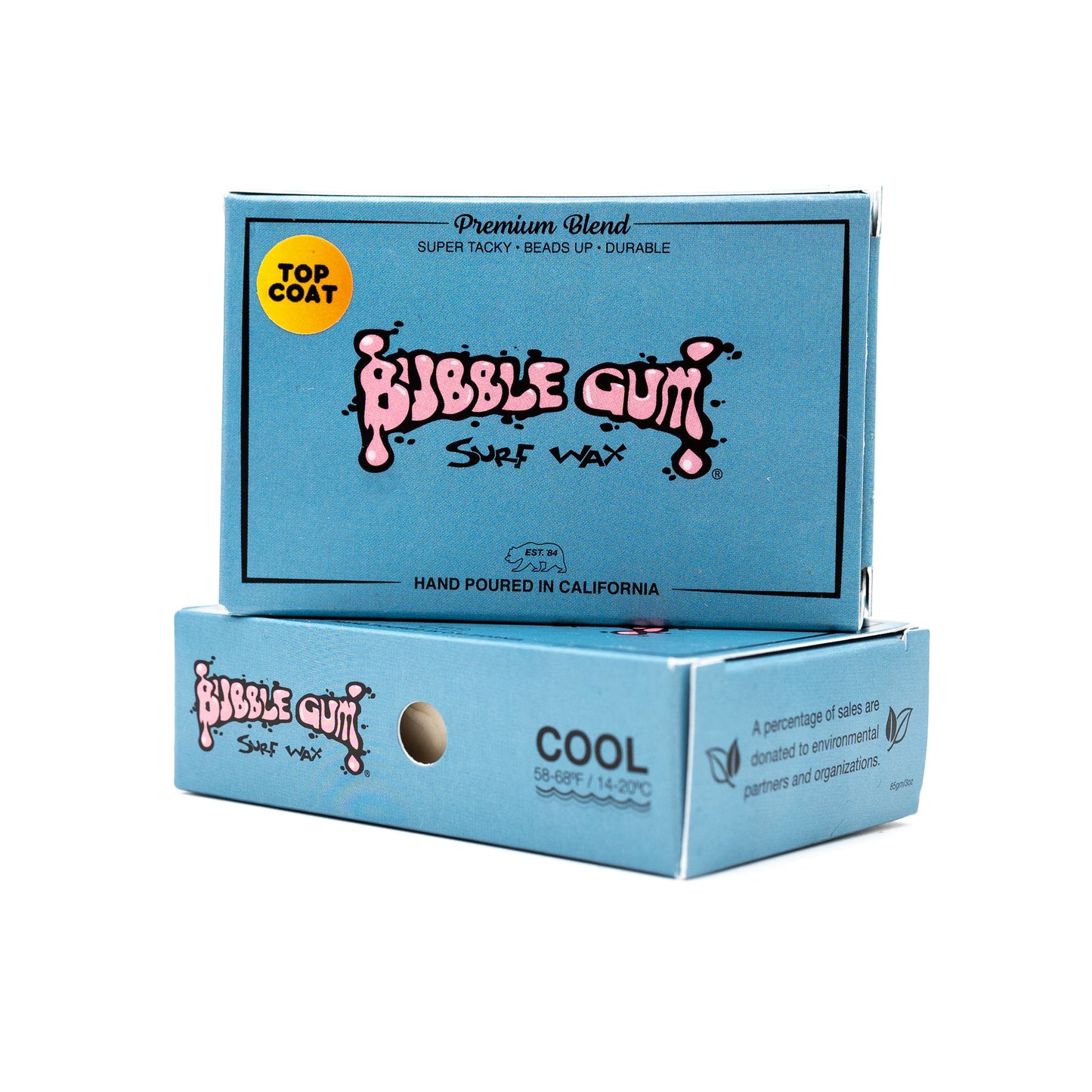 Bubble Gum Surf Wax Premium Blend - Cool 58°-68° Full Case