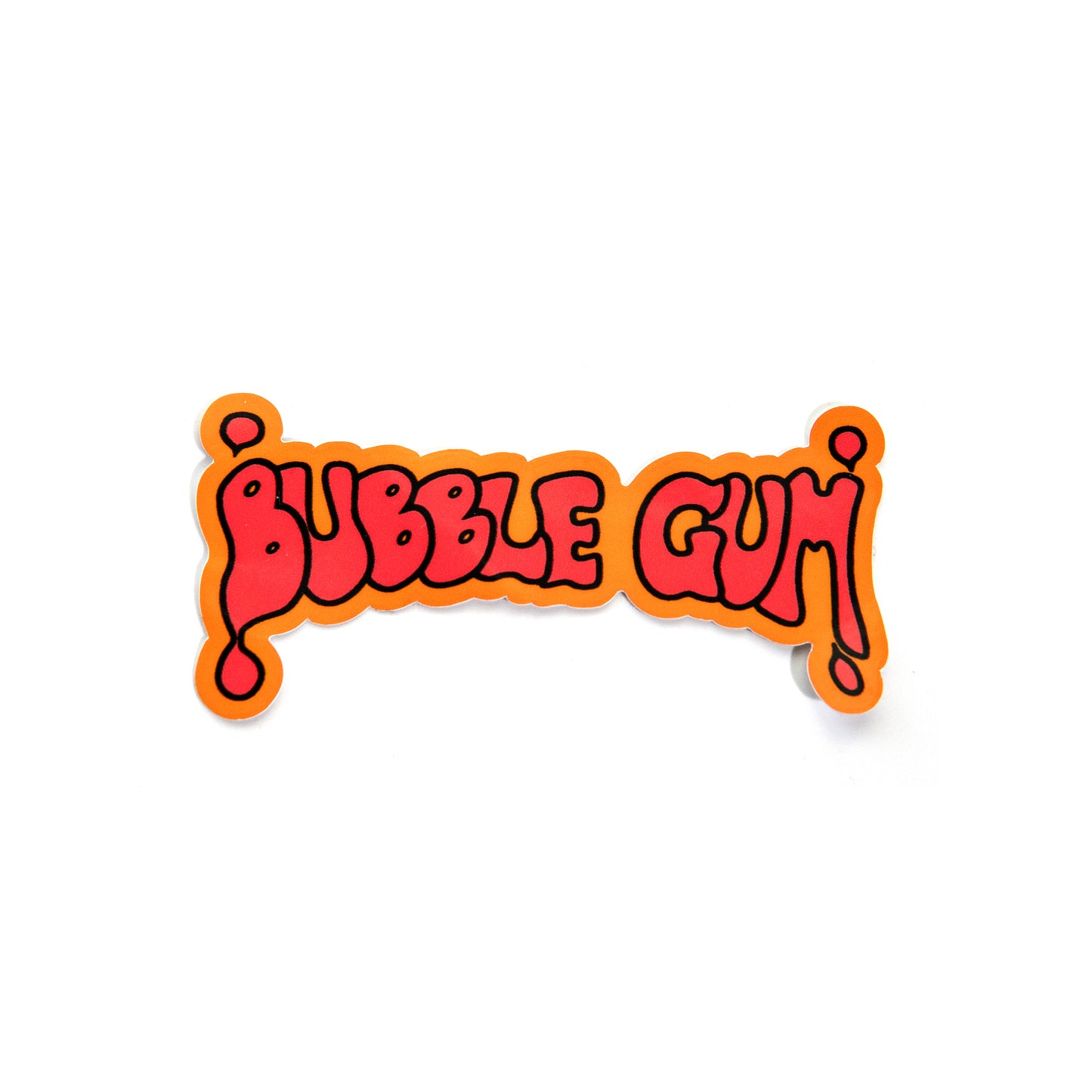 Bubble Gum Surf Wax OG Logo Sticker 4 Pack