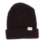Black Clip Label Beanie
