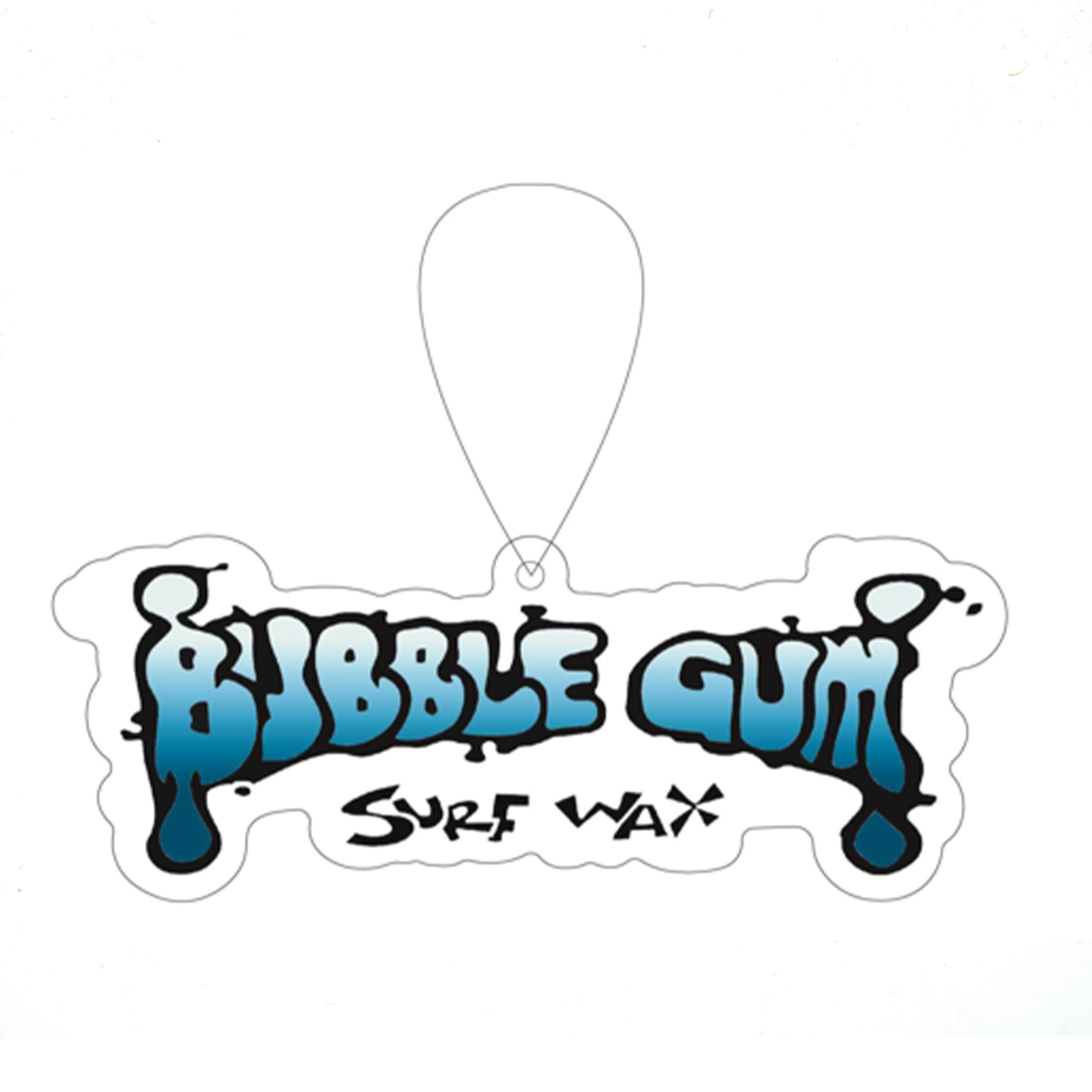 Bubble Gum Surf Wax Air Freshener Blue Gradient Blueberry