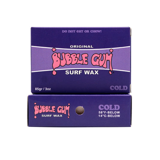 Bubble Gum "Original Formula" Surf Wax Box - Cold - 58° & Below - Full Case