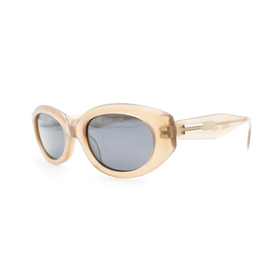 Ensea Sunglasses: Haze: Golden Brown with Grey Lens