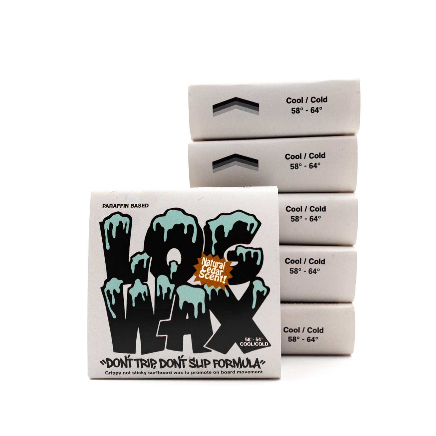 Bubble Gum Surf Wax x Log Wax by CJ Nelson Cool/Cold Full Case
