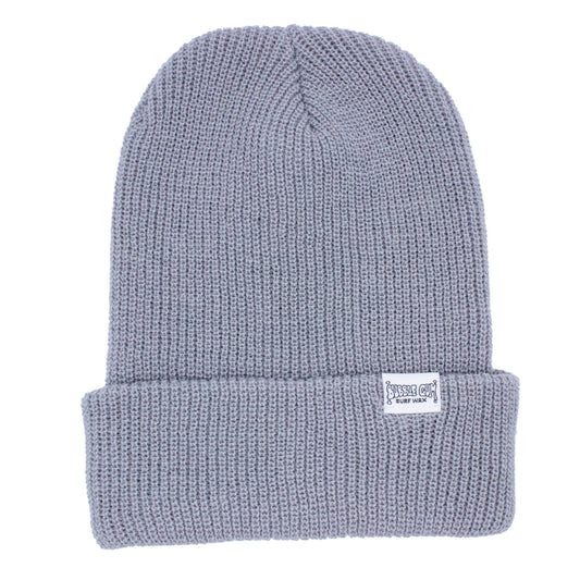 Slate Blue Clip Label Beanie