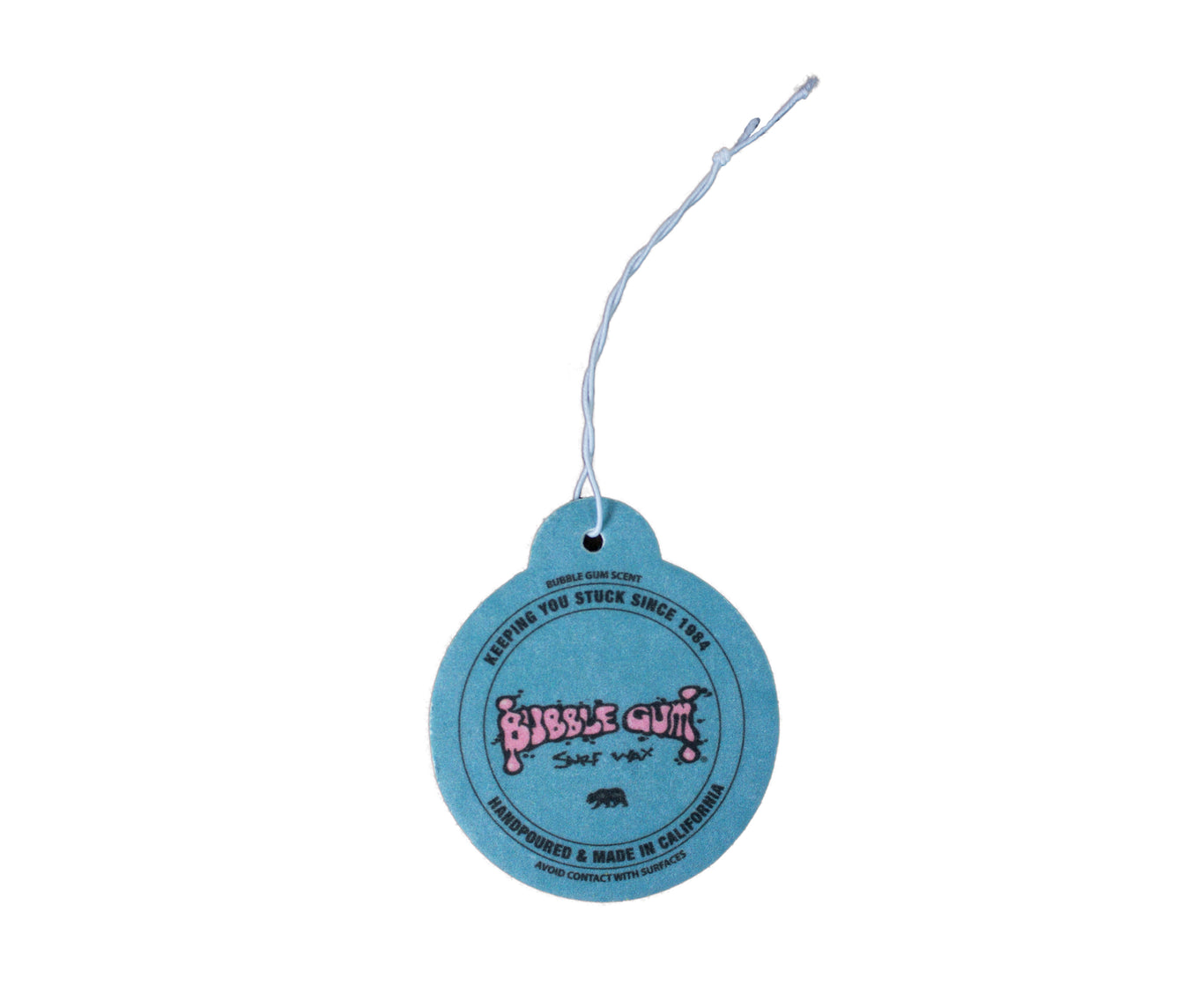 Bubble Gum Surf Wax Air Freshener Blue