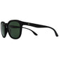 Ensea Sunglasses: Going Places Matte Black with Vintage Green Polarized