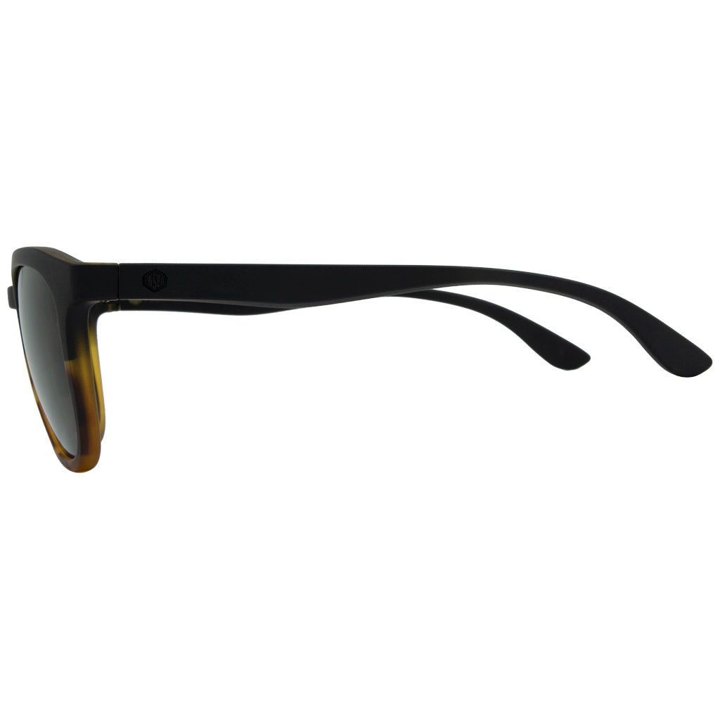 Ensea Sunglasses: Going Places Matte Black and Tort with Smoke Polarized