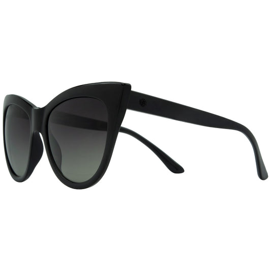 Ensea Sunglasses: Saguaro Gloss Black with Grey Gradient