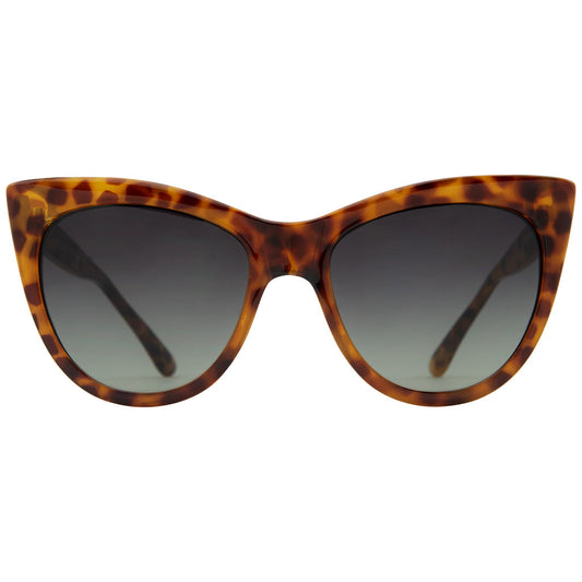 Ensea Sunglasses: Saguaro Gloss Tort with Grey Gradient