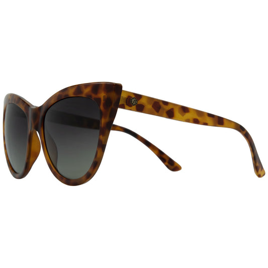 Ensea Sunglasses: Saguaro Gloss Tort with Grey Gradient